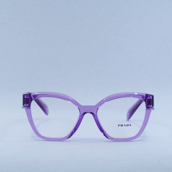 🕶️ New Prada PR20ZV 13R1O1 Eyeglasses - Transparent Amethyst Frame - Picture 2 of 10